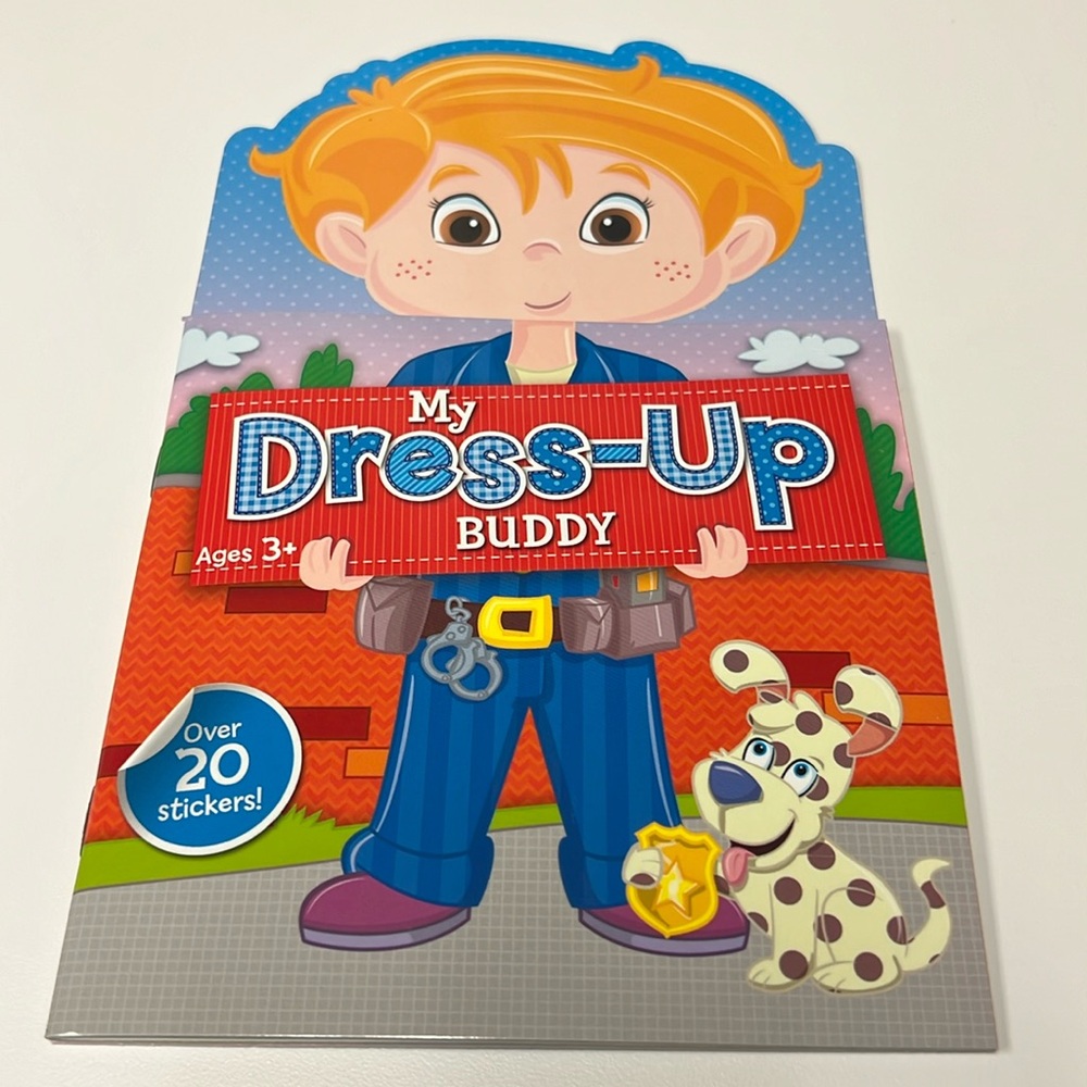 New - My Dress-Up Buddy Coloring and Sticker Book (Bin67)